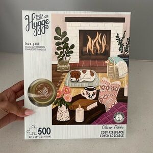 Cozy Fireplace Puzzle - 500 Pieces